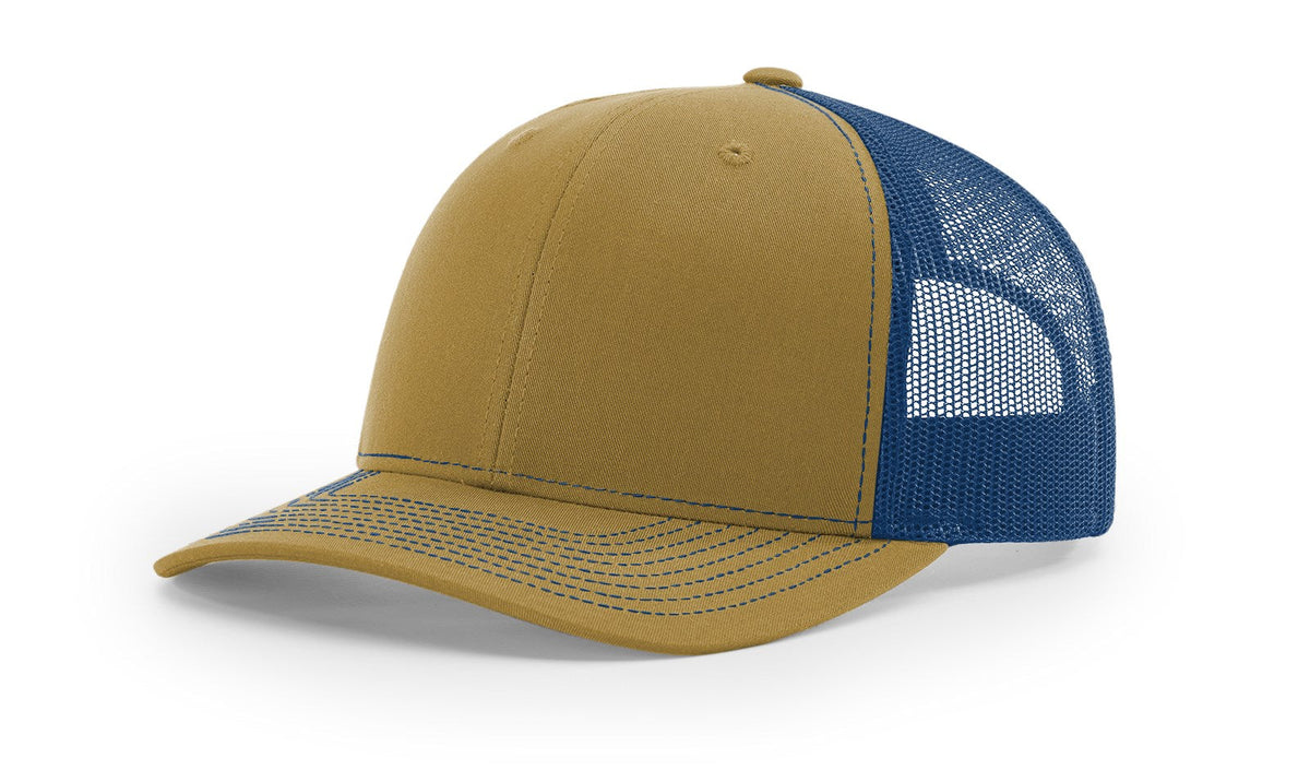Richardson 112 Trucker Cap Split Hats Split Colors Two Colors - Blank