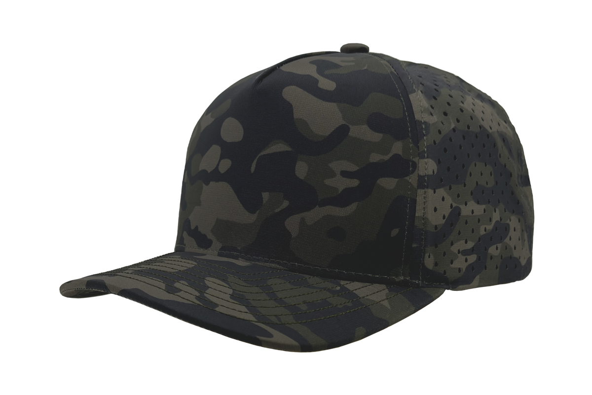 Zapped Headwear Blackhawk 5 Panel Perforated Cap